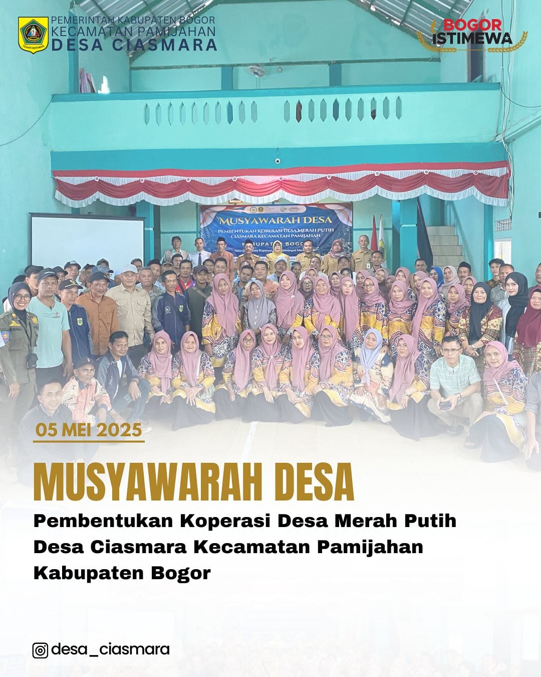 Musyawarah Desa: Pembentukan Koperasi Desa Merah Putih